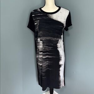 Simply Vera Vera Wang Women’s Black Sheath Dress Sz M